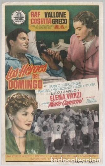 Cine: PROGRAMA DE CINE: LOS HEROES DEL DOMINGO PC-11242