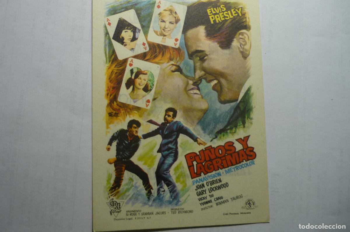Cine: programa pu&ntilde;os y lagrimas elvis presley- publicidad