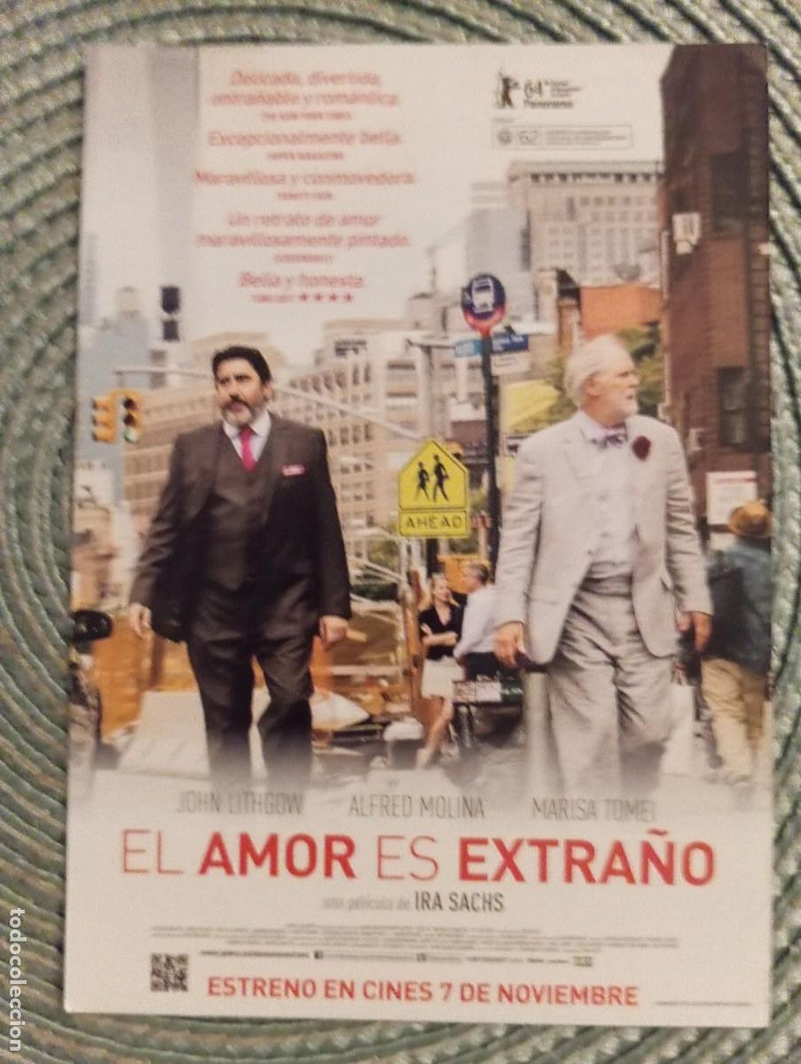 Cine: 1 PROGAMA DE ** EL AMOR ES ESTRA&Ntilde;O **. IRA SACHS **.