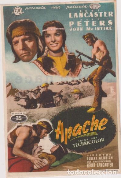 Cine: Apache, sencillo de CB films. Cines arenas y liceo. 1955.