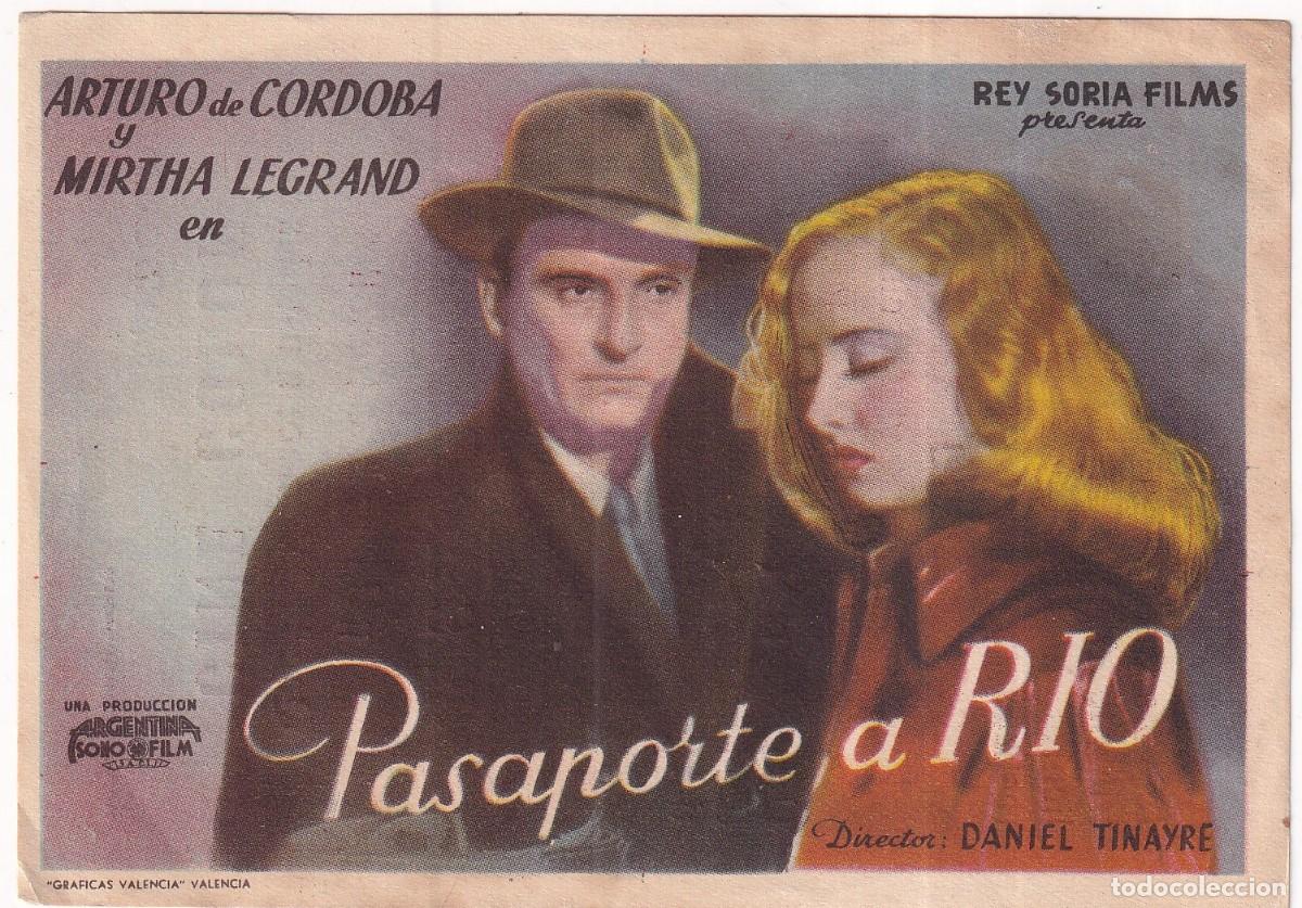 Cine: Programa cine Pasaporte a Rio, cine Col&oacute;n Ribadeo. Daniel Tinayre. - Foto 1