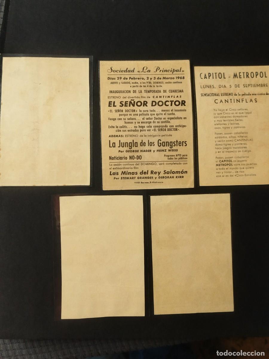 Cine: CANTINFLAS 5 FOLLETOS VARIADOS - Foto 2