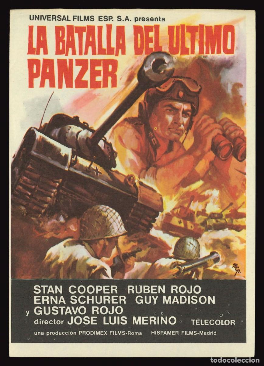 Cine: LA BATALLA DEL &Uacute;LTIMO PANZER / PROGRAMA DE CINE SIN PUBLICIDAD EN TRASERA (B&Eacute;LICO) - Foto 1