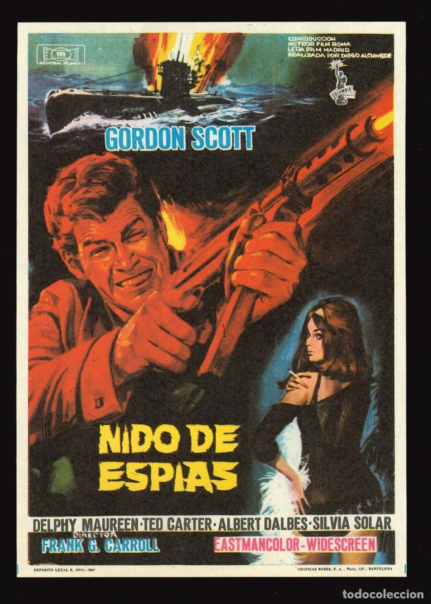 Cine: NIDO DE ESP&Iacute;AS / PROGRAMA DE CINE SIN PUBLICIDAD EN TRASERA (ESP&Iacute;AS) - Foto 1