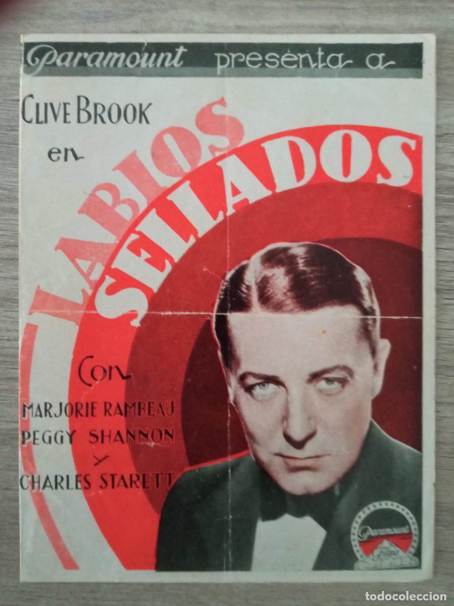 Cine: LABIOS SELLADOS, CLIVE BROOK - Foto 1