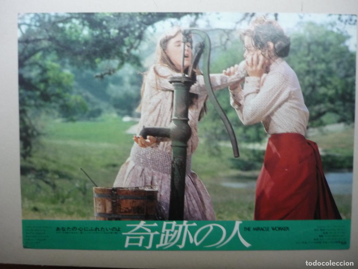Cine: the miracle worker - folleto mano original japones - El milagro de Ana Sullivan anne bancroft