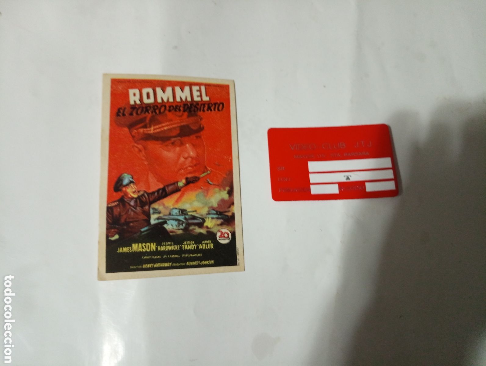 Cine: Folletos rommel el zorro del desierto