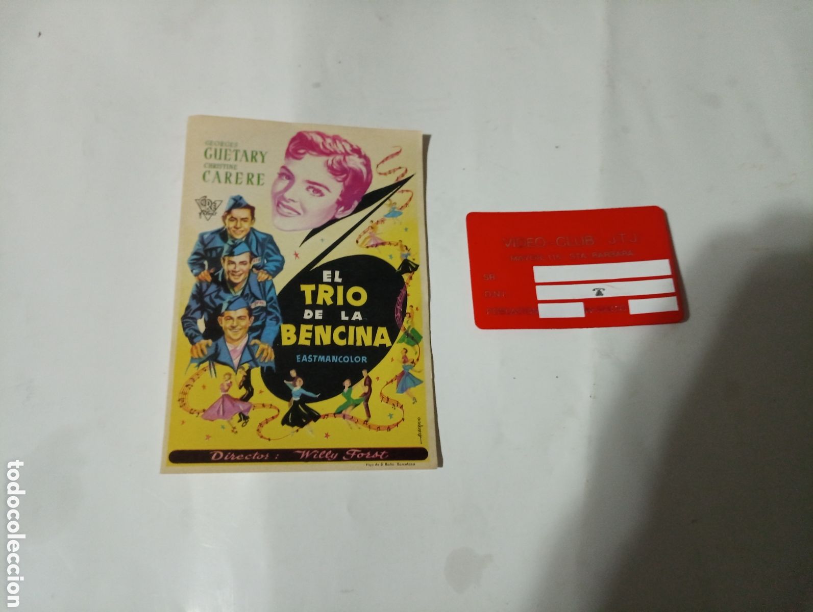 Cine: Folletos el trio de la bencina