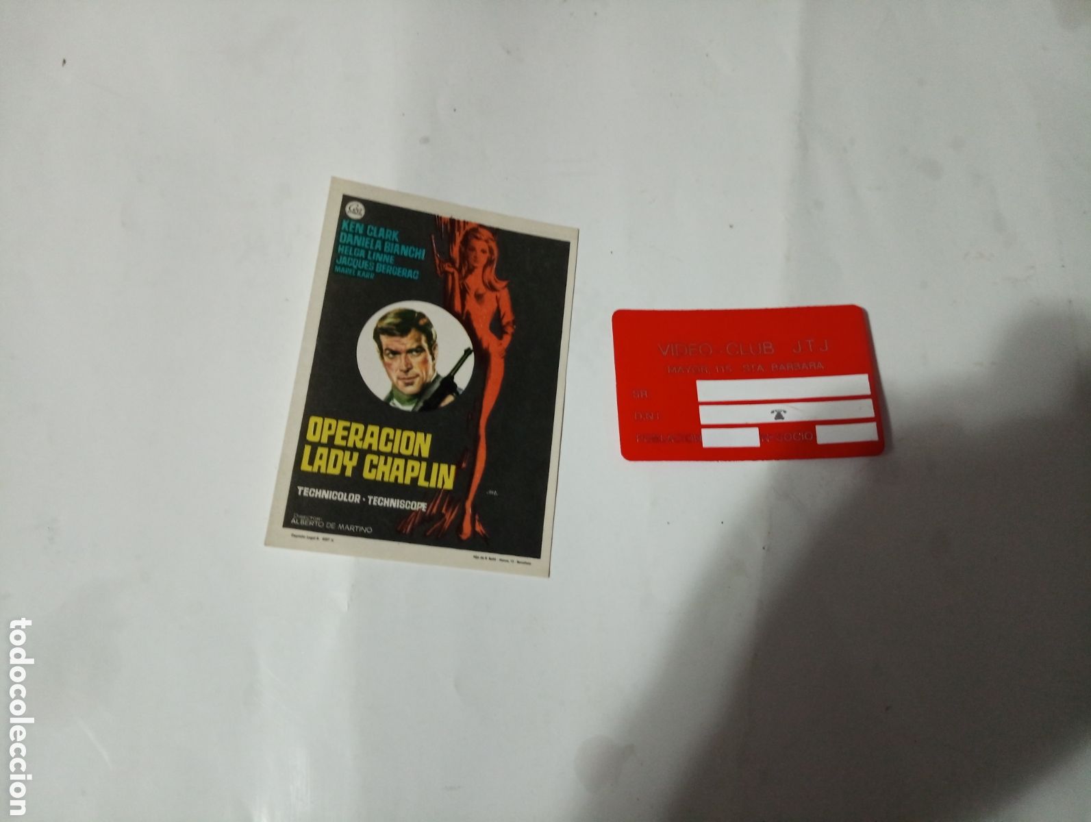 Cine: Folletos operaci&oacute;n lady chaplin