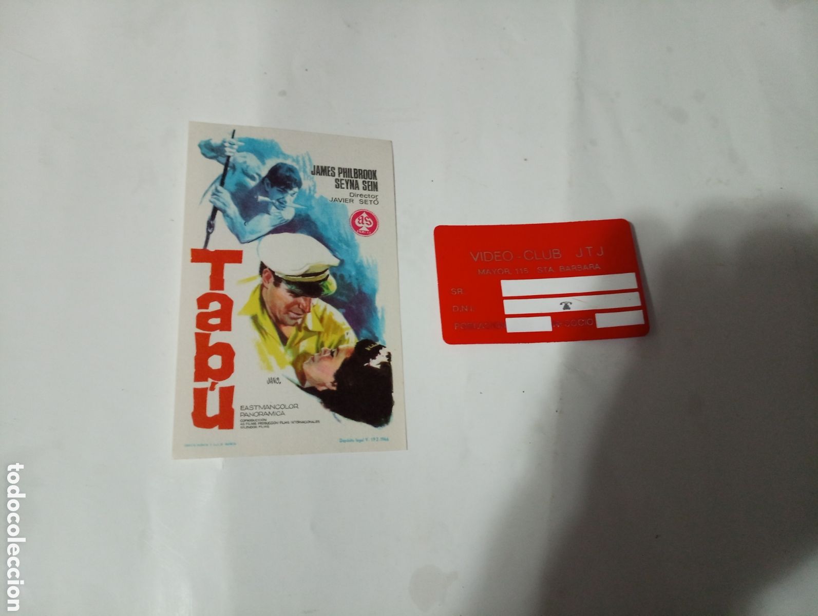 Cine: Folletos de mano tab&uacute;