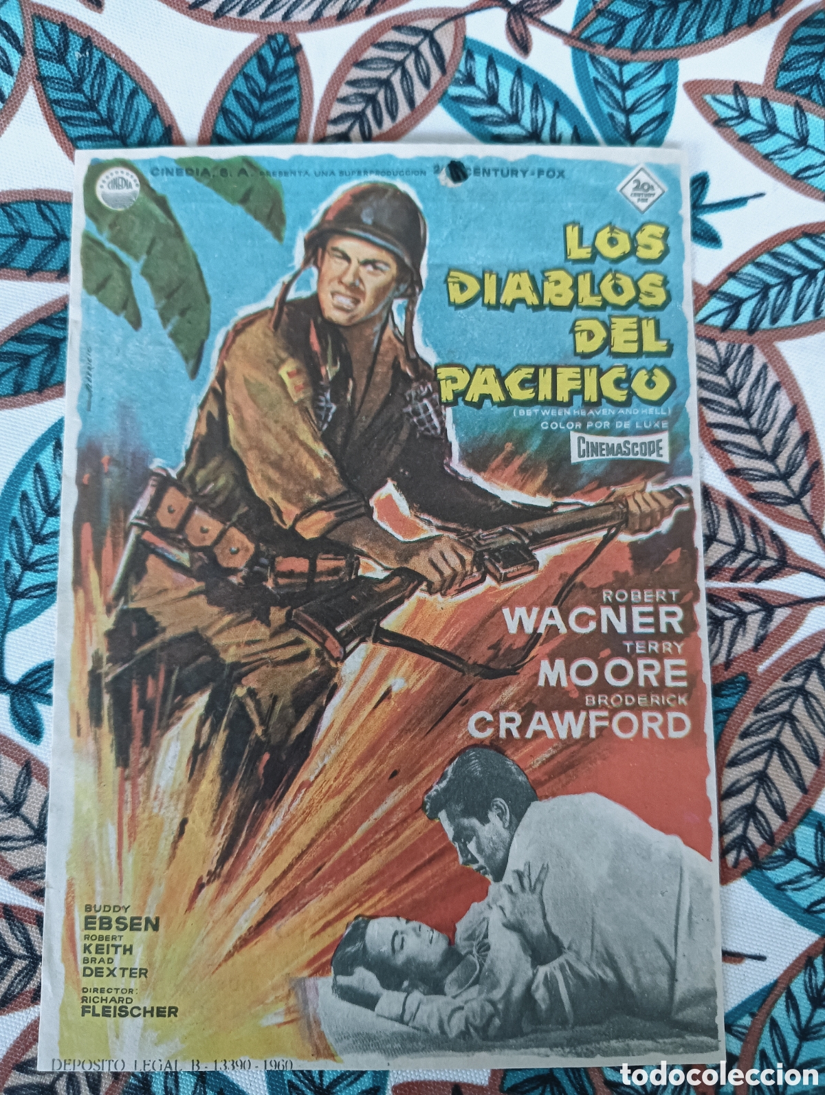 Cine: LOS DIABLOS DEL PAC&Iacute;FICO -ROBERT WAGNER,TERRY MOORE, CON PUBLICIDAD