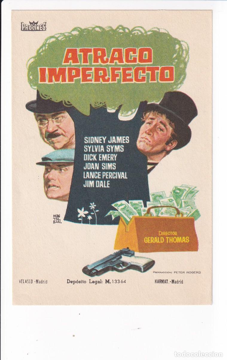 Cine: ATRACO IMPERFECTO : SIDNEY JAMES