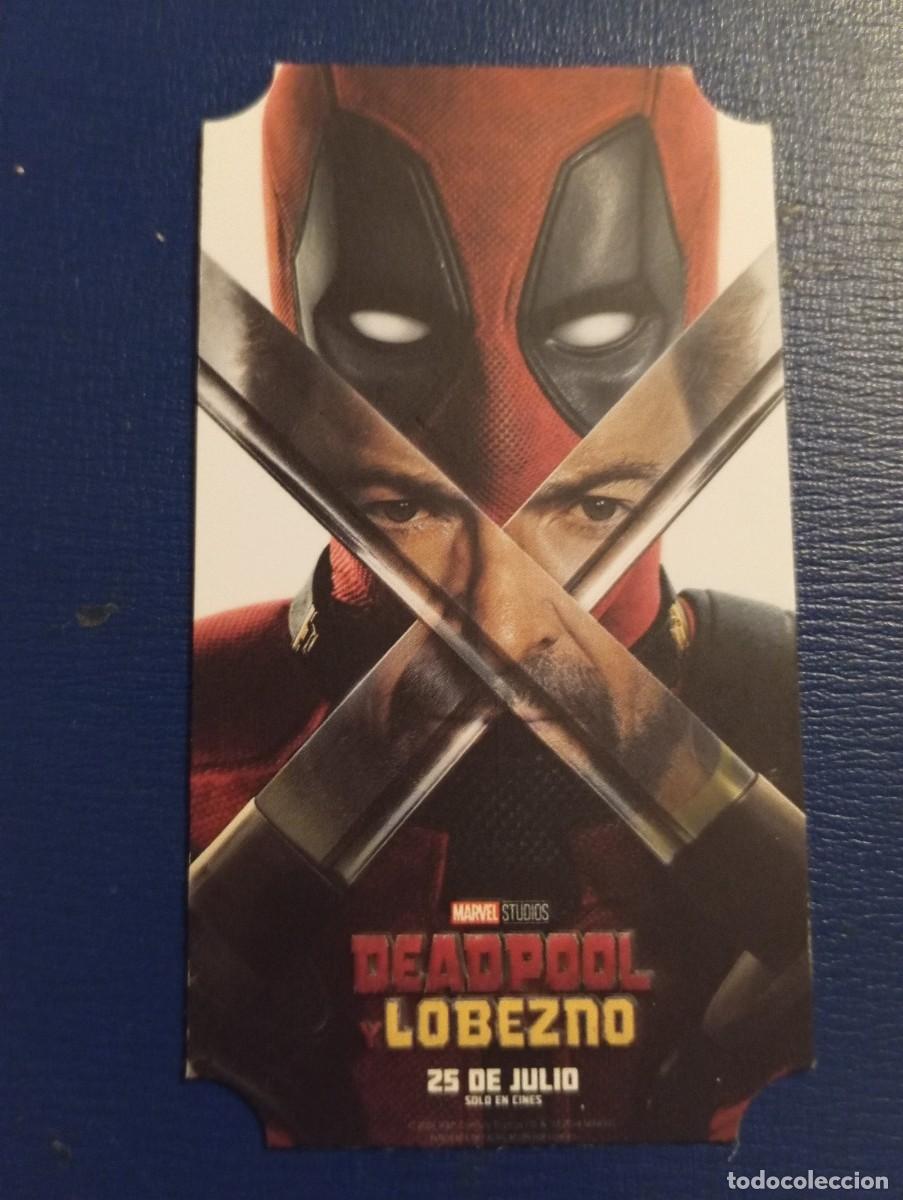 Cine: PROGRAMA DE ** DEADPOOL Y LOBEZNO **. HUGH JACKMAN 10 x 5.5 CMS - Foto 1
