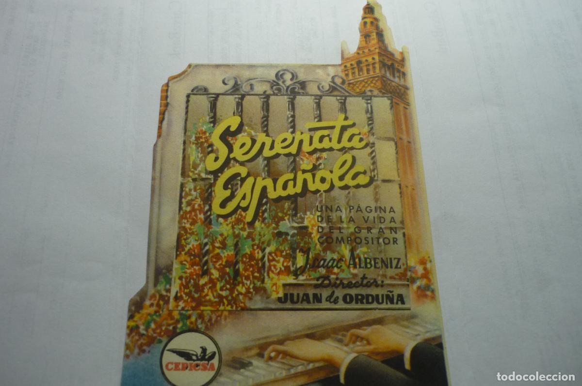 Cine: programa doble troquelado serenata espa&ntilde;ola publicidad