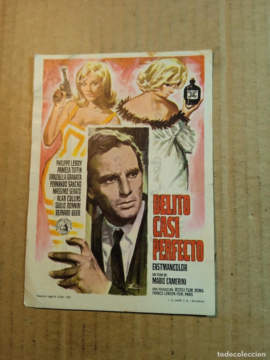 Cine: FOLLETO DE MANO CON PUBLICIDAD