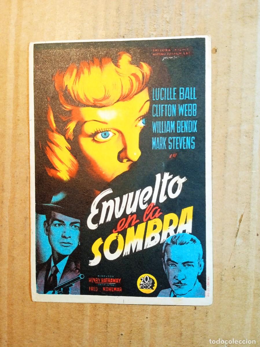 Cine: FOLLETO DE MANO CON PUBLICIDAD