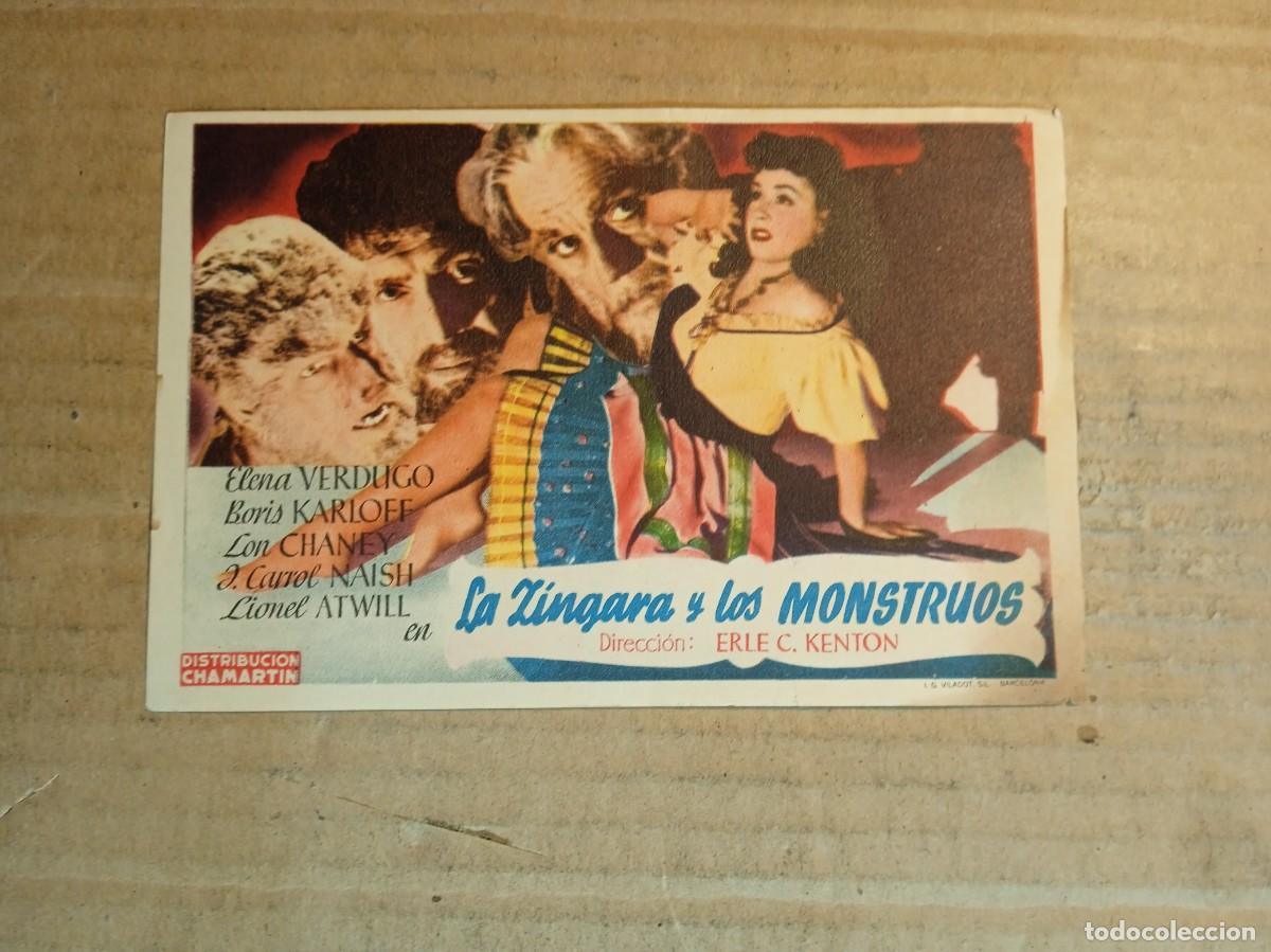 Cine: FOLLETO DE MANO CON PUBLICIDAD