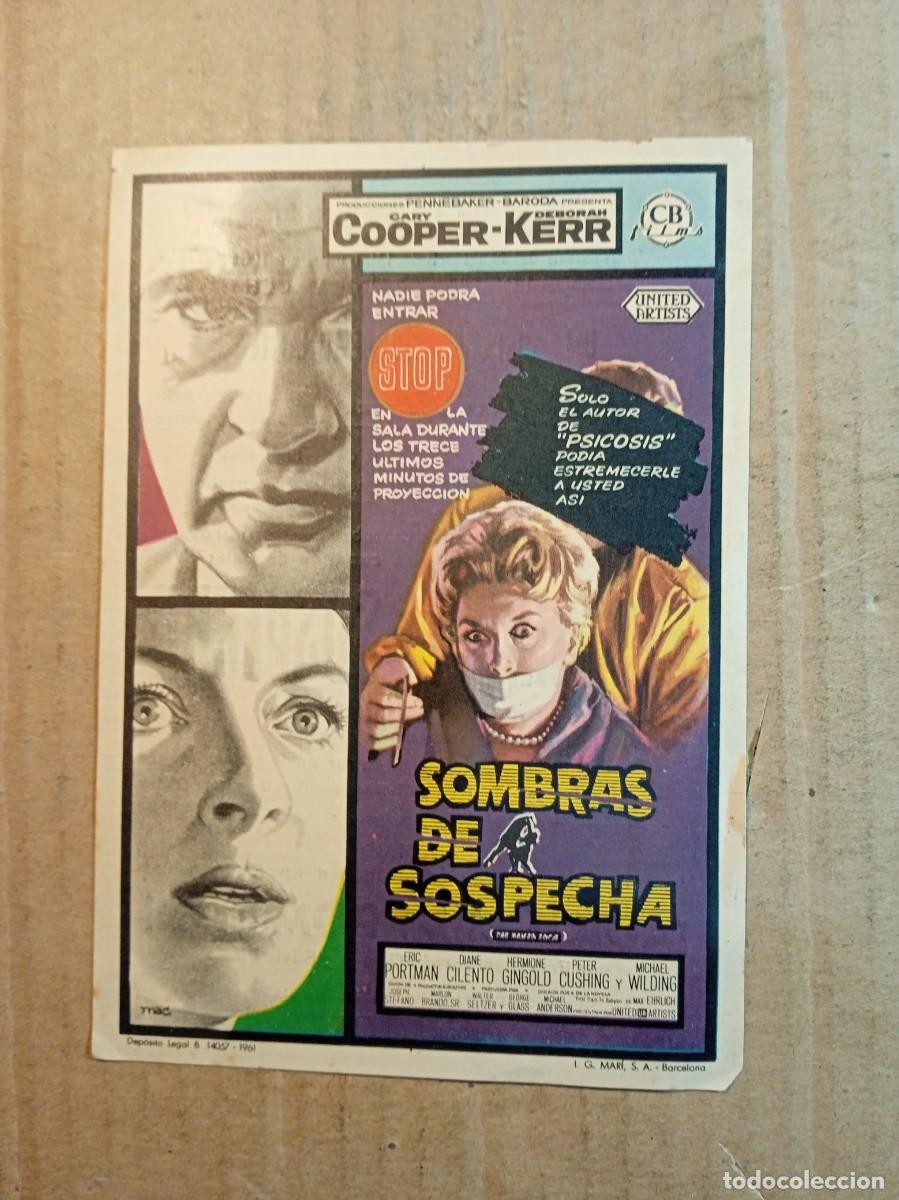 Cine: FOLLETO DE MANO CON PUBLICIDAD