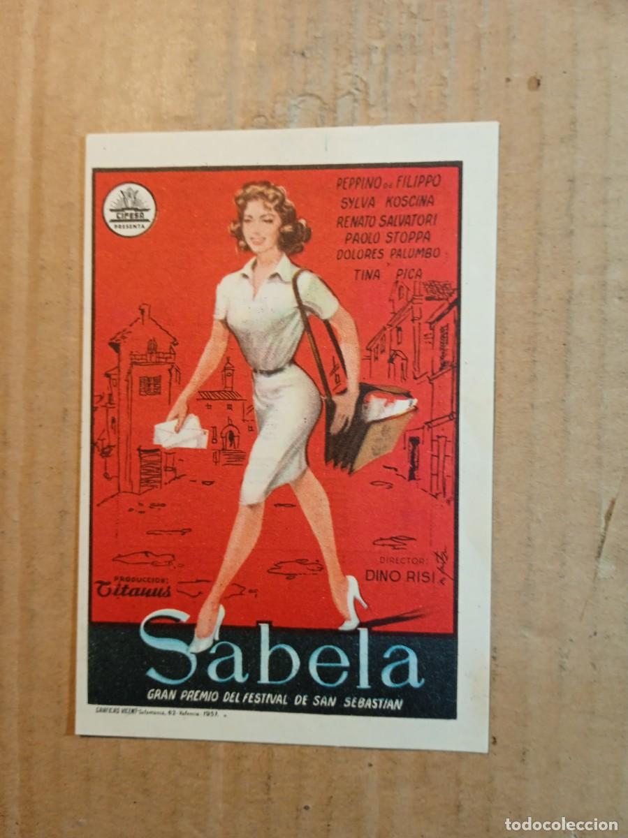 Cine: FOLLETO DE MANO CON PUBLICIDAD