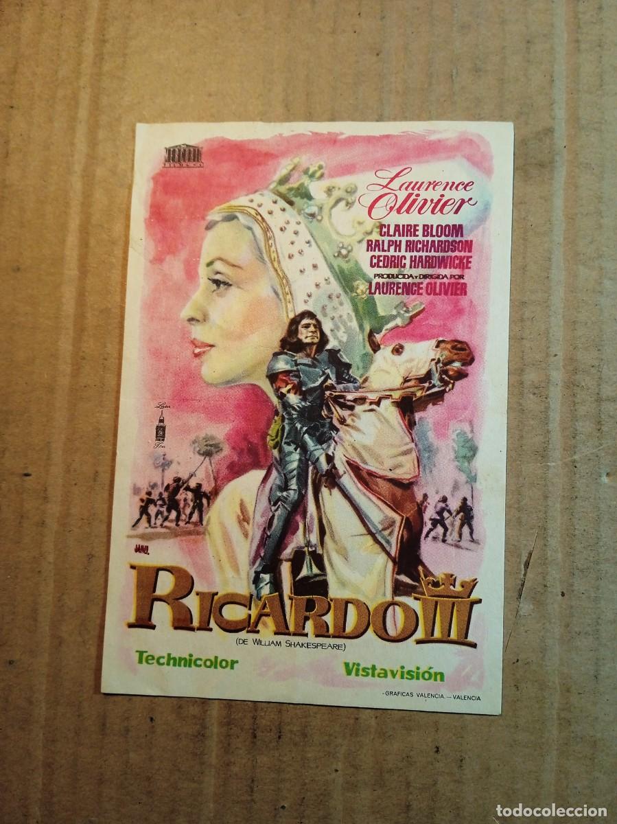 Cine: FOLLETO DE MANO CON PUBLICIDAD