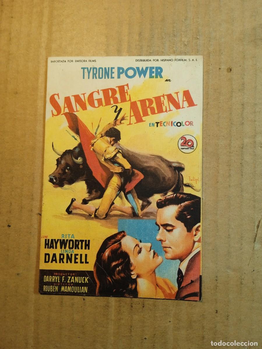 Cine: FOLLETO DE MANO CON PUBLICIDAD