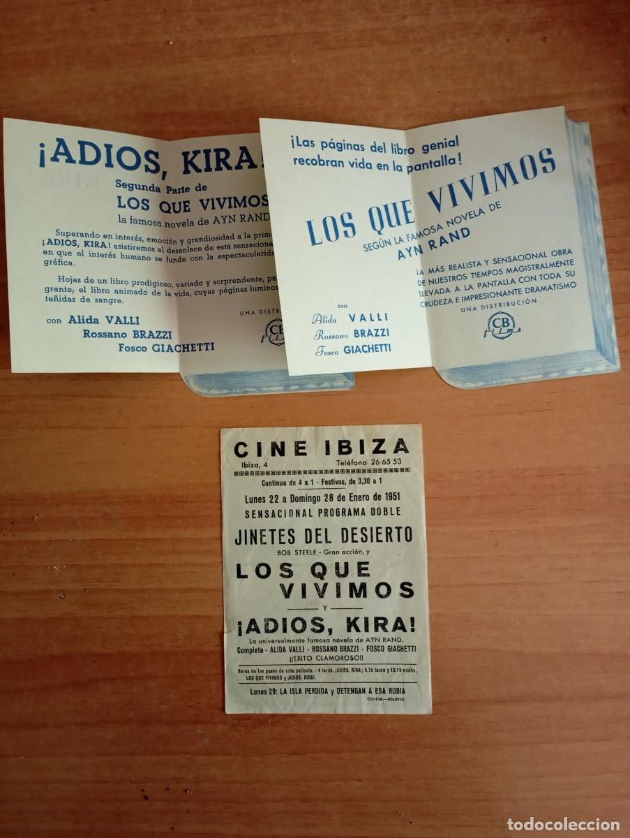Cine: VERDE3-programas de cine DOBLEs --los que vivimos y adios kira - Foto 2