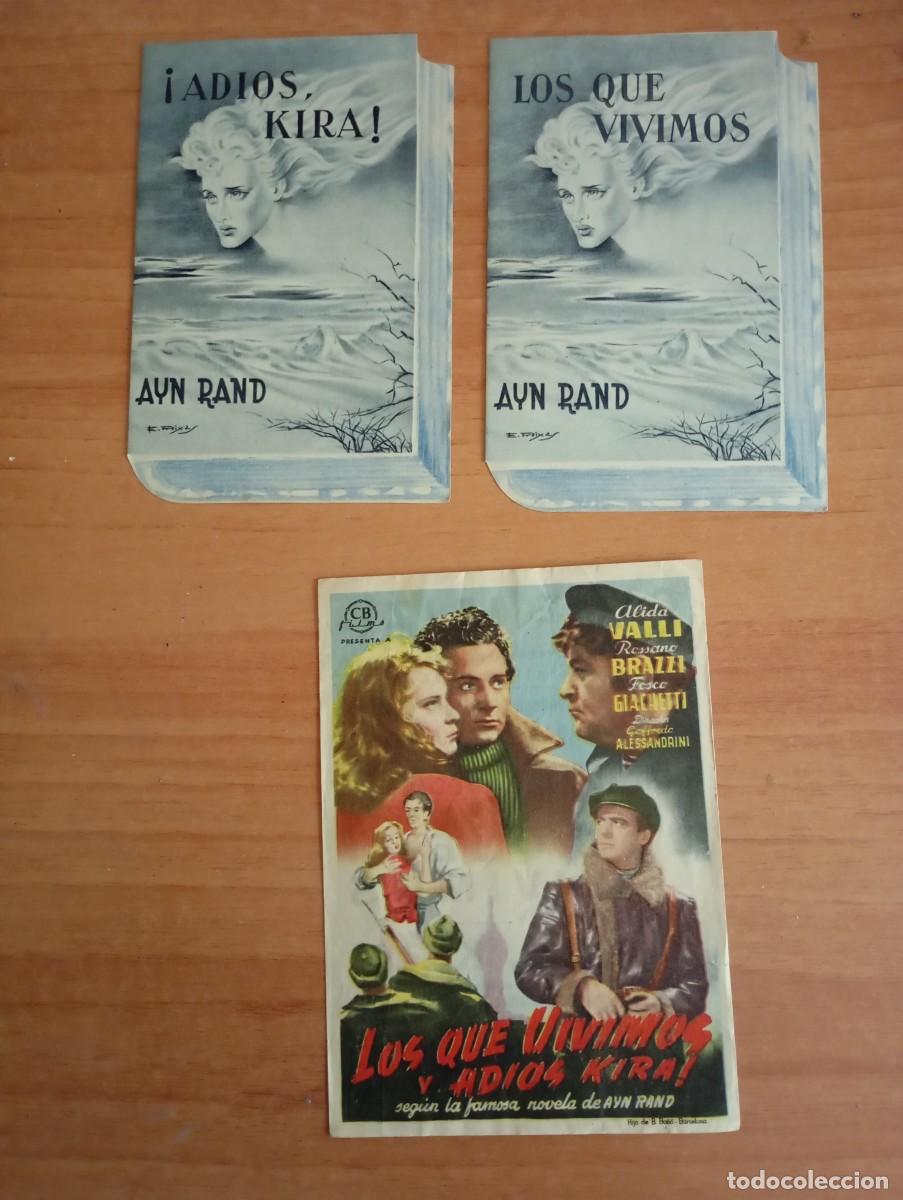 Cine: VERDE3-programas de cine DOBLEs --los que vivimos y adios kira