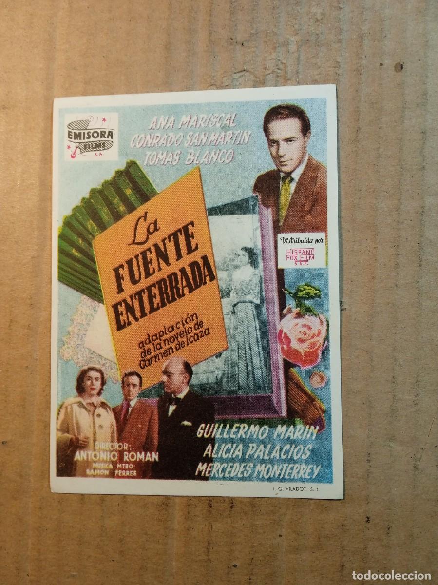 Cine: FOLLETO DE MANO CON PUBLICIDAD