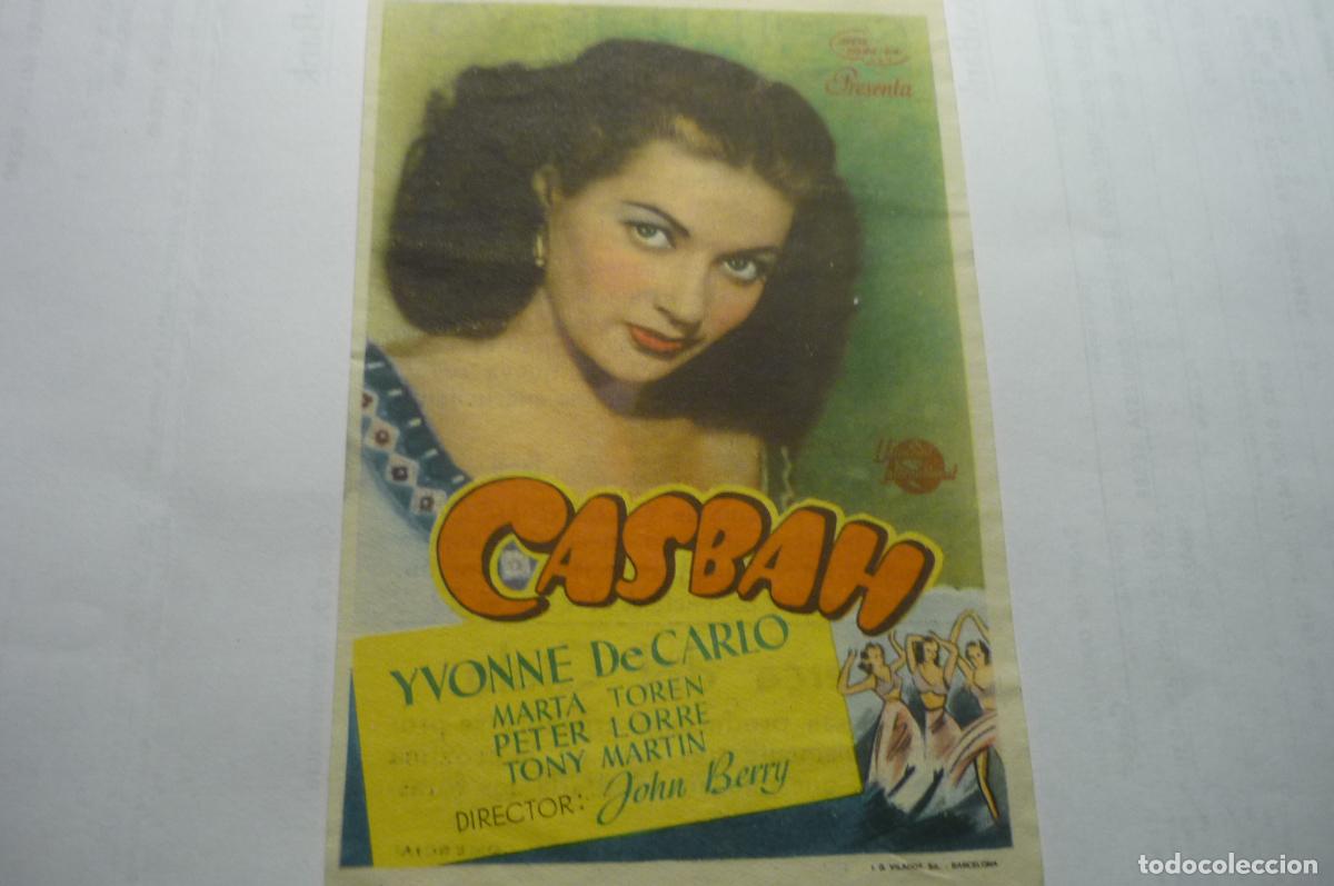 Cine: programa casbah yvonne de carlo publicidad - Foto 1