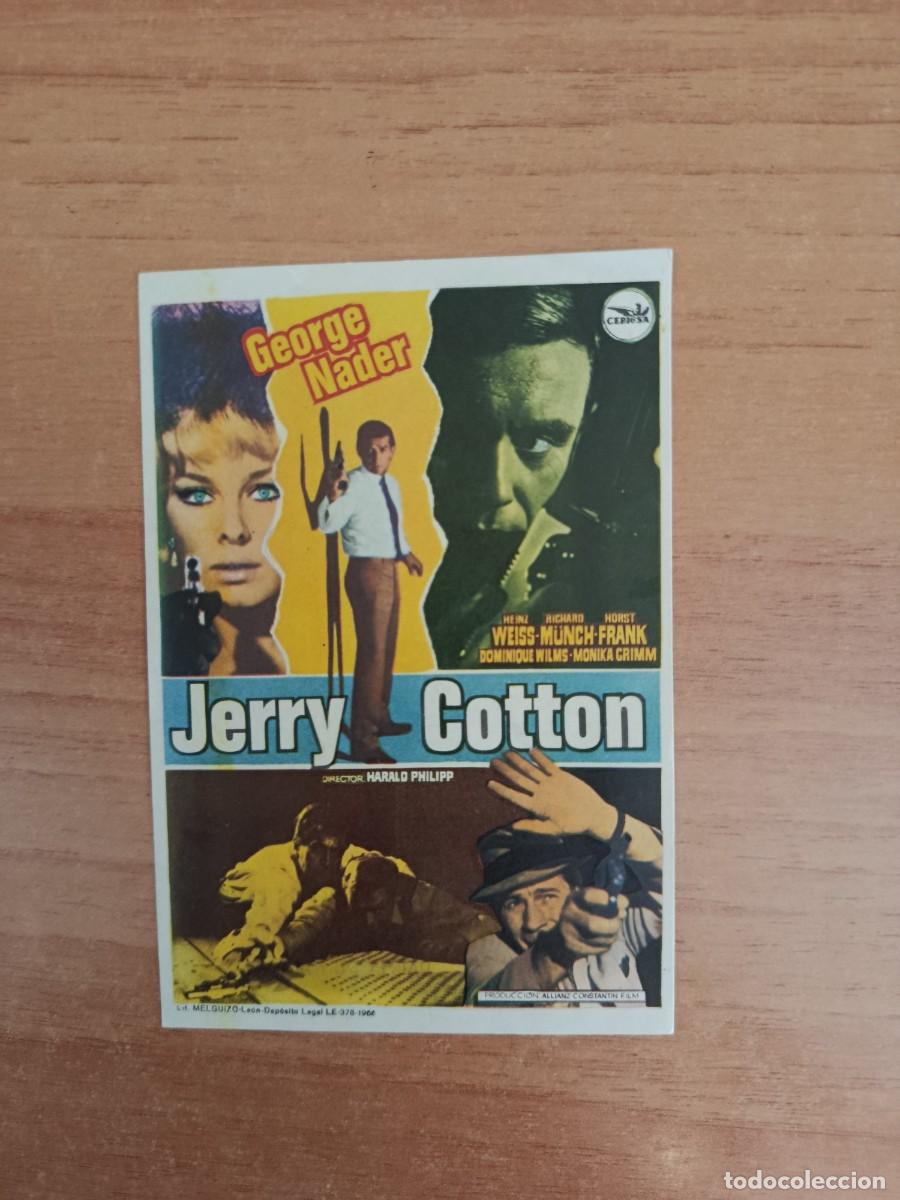 Cine: ROSA-- PROGRAMA DE CINE --JERRY COTTON