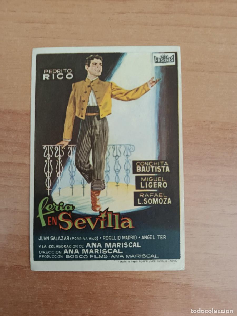 Cine: ROSA-- PROGRAMA DE CINE --FERIA EN SEVILLA