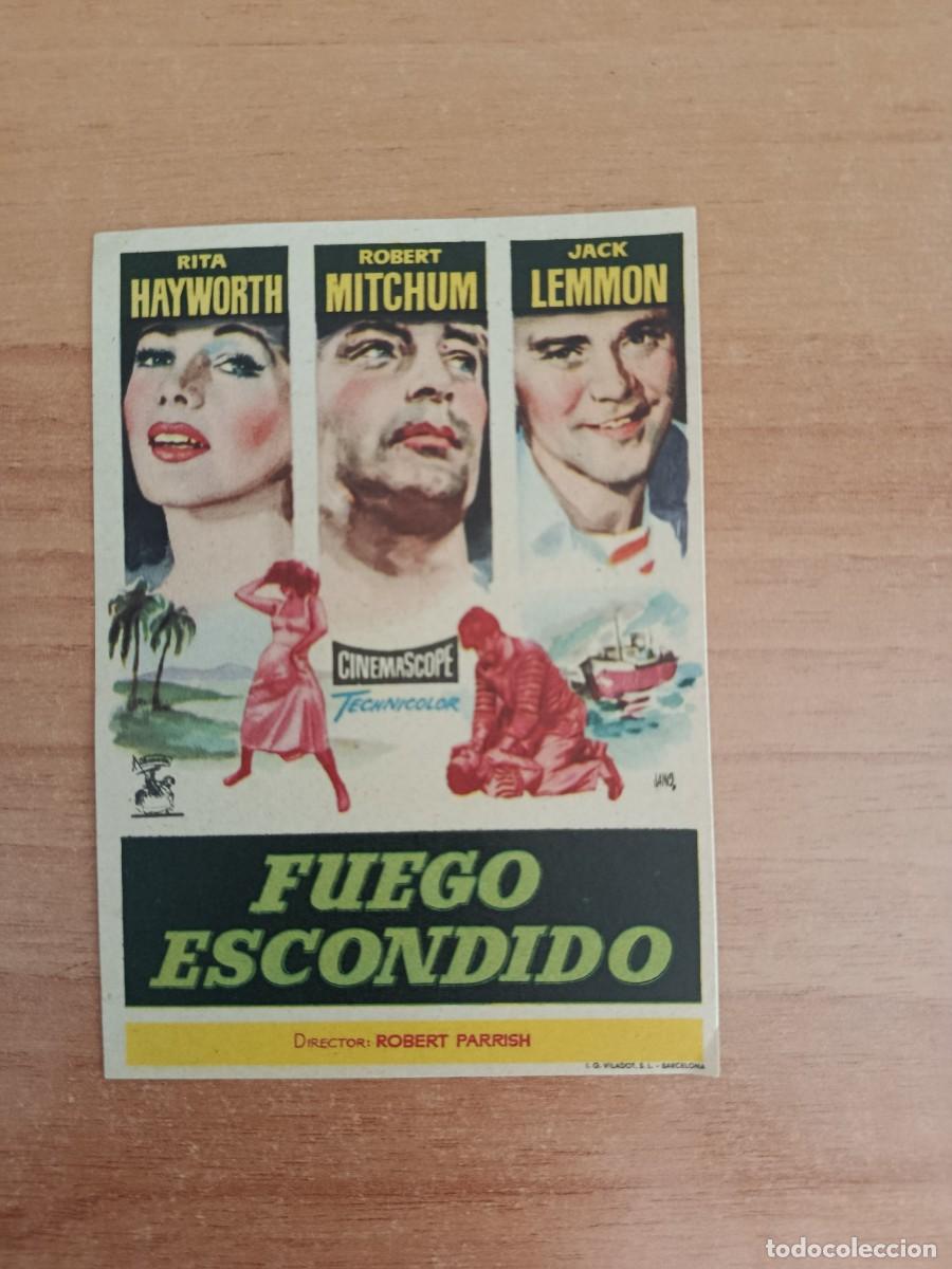 Cine: ROSA-- PROGRAMA DE CINE --FUEGO ESCONDIDO