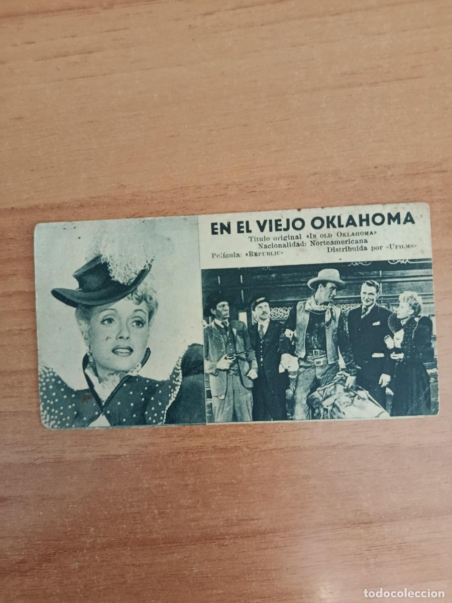 Cine: ROSA-- PROGRAMA DE CINE --EN EL VIEJO OKLAHOMA C.T