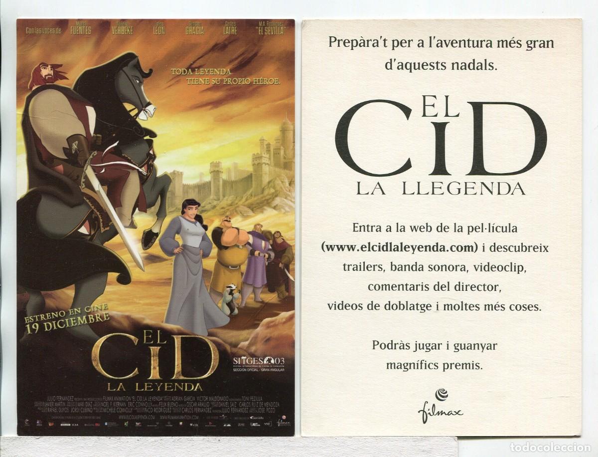 Cine: EL CID, LA LEYENDA. DIBUJOS ANIMADOS.