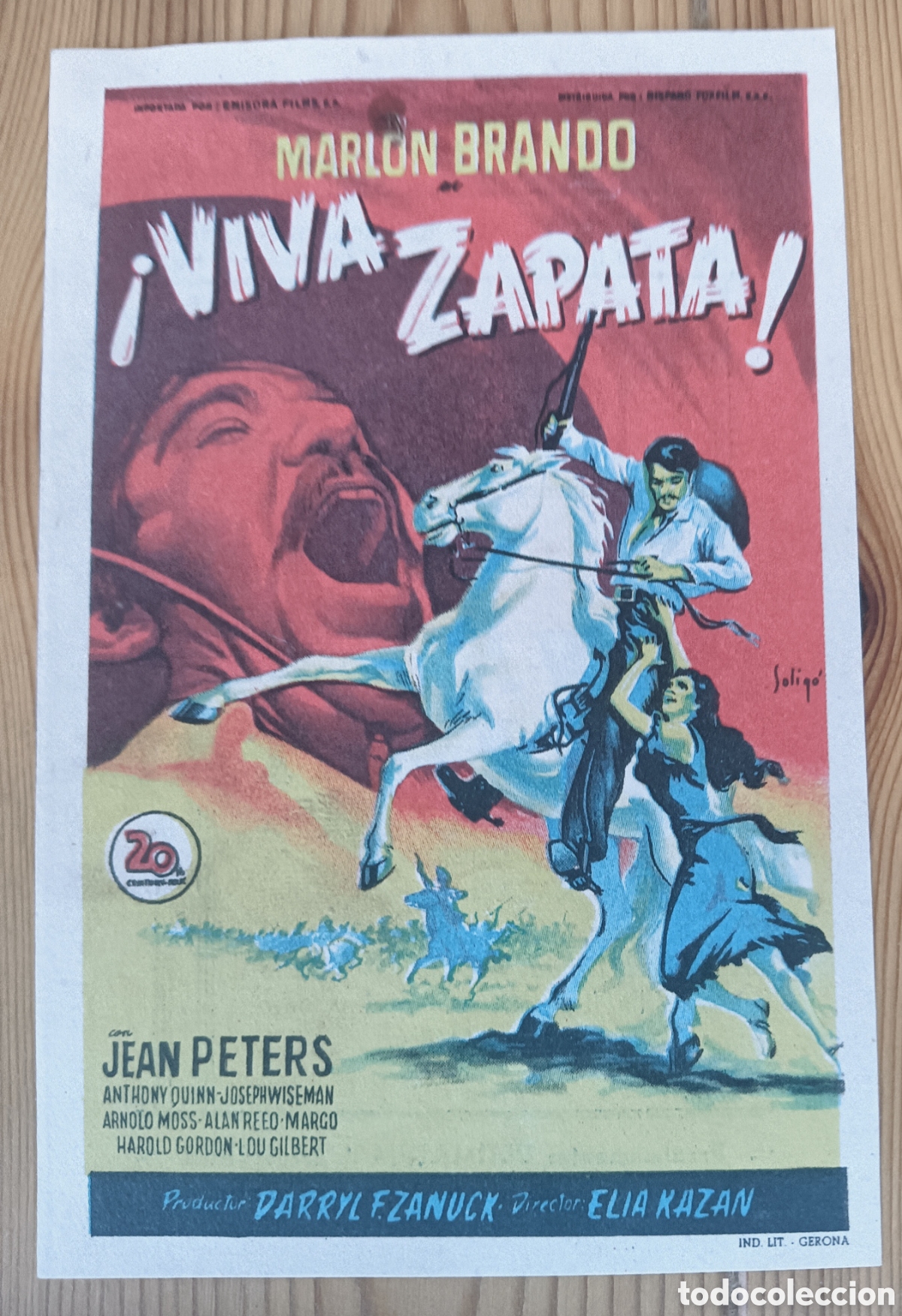 Cine: &iexcl; VIVA ZAPATA ! MARLON BRANDO- CON PUBLICIDAD