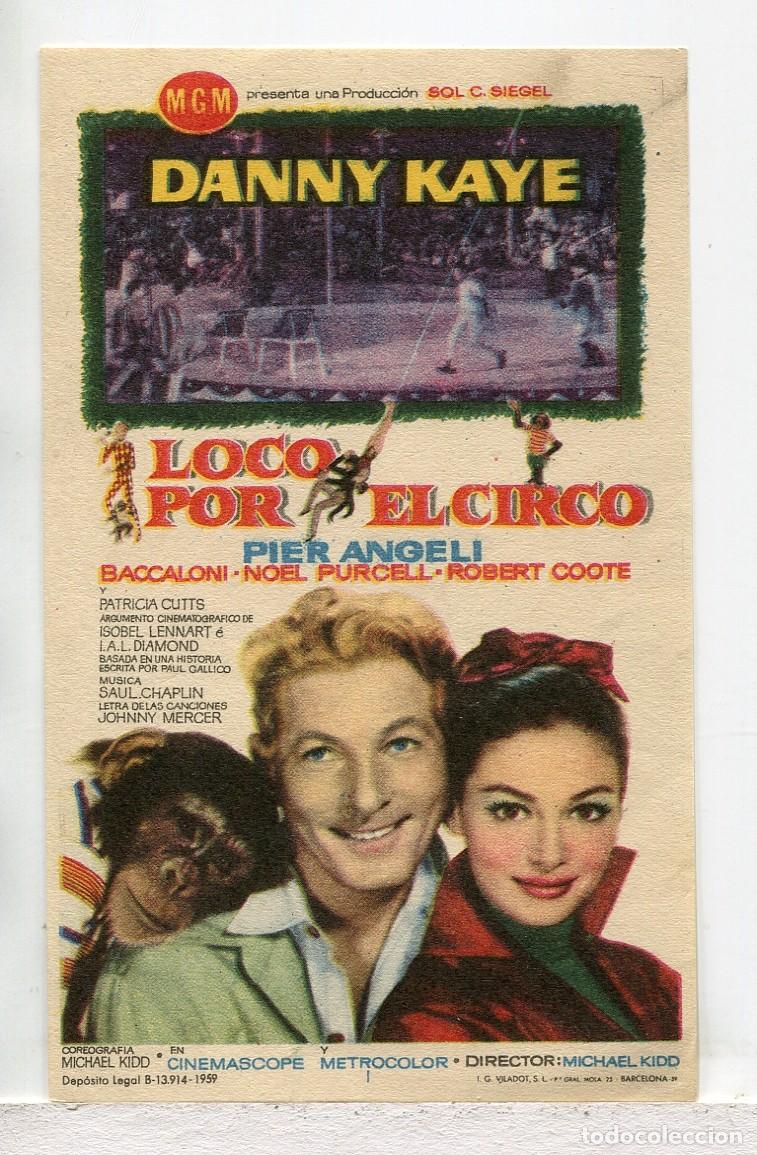 Cine: LOCO POR EL CIRCO, con Danny Kaye.