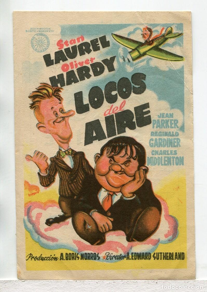 Cine: LOCOS DEL AIRE, con Stan Laurel y Oliver Hardy.