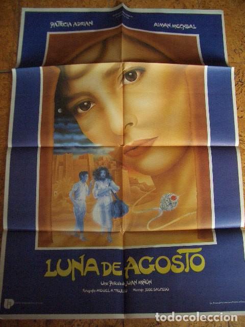Cine: P&oacute;ster original de cine 70x100xm de LUNA DE AGOSTO, PATRICIA ADRIANI, AIMAN MECHBAL