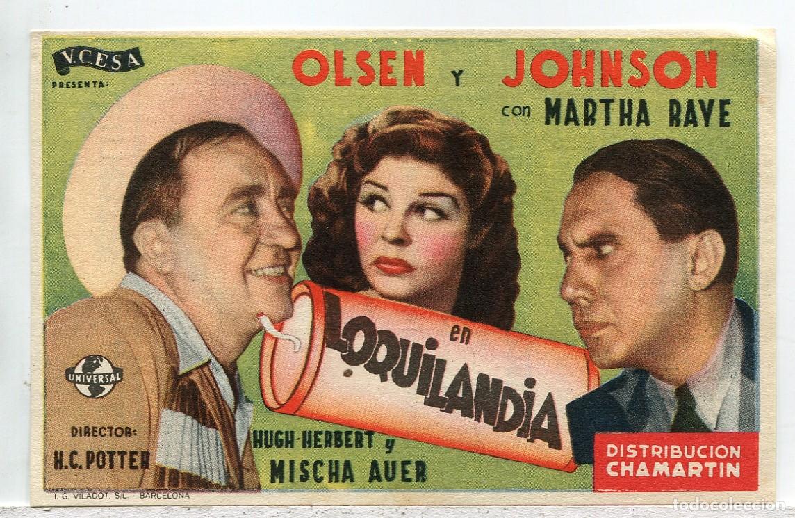 Cine: LOQUILANDIA, con Olsen y Johnson.
