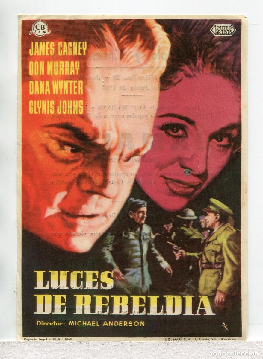 Cine: LUCES DE REBELD&Iacute;A, con James Cagney.
