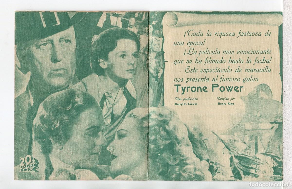 Cine: LLOYDS DE LONDRES, con Tyrone Power. - Foto 2