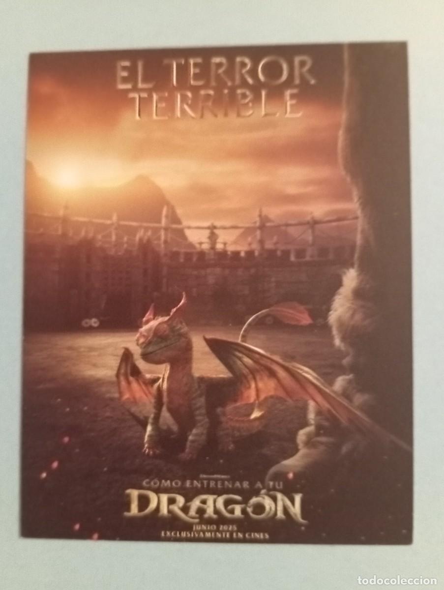 Cine: PROGRAMA DE ** COMO ENTRENAR A TU DRAGON ** .9 X 7 CMS. - Foto 1