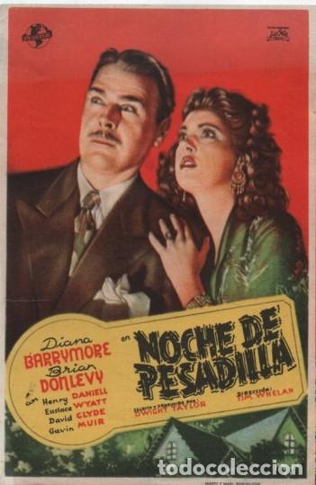 Cine: PROGRAMA DE CINE: NOCHE DE PESASDILLA PC-11243