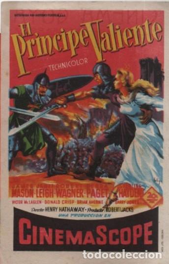 Cine: PROGRAMA DE CINE: EL PRINCIPE VALIENTE PC-11244