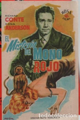 Cine: PROGRAMA DE CINE: EL MISTERIO DEL MONO ROJO PC-11246
