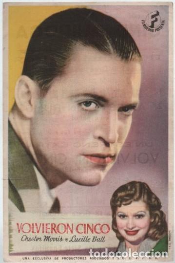 Cine: PROGRAMA DE CINE: VOLVIERON CINCO PC-11247