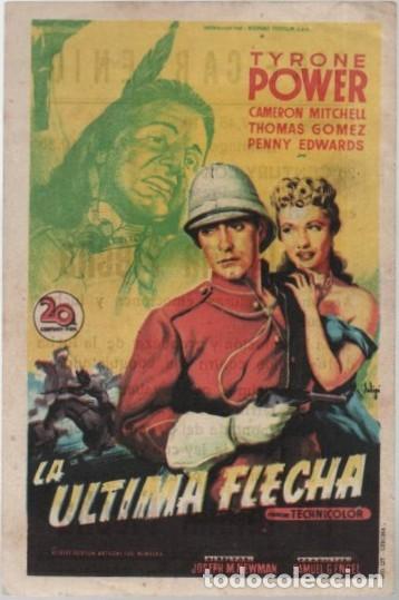 Cine: PROGRAMA DE CINE: LA ULTIMA FLECHA PC-11248