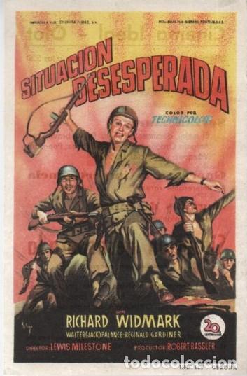 Cine: PROGRAMA DE CINE: SITUACI&Oacute;N DESESPERADA PC-11250