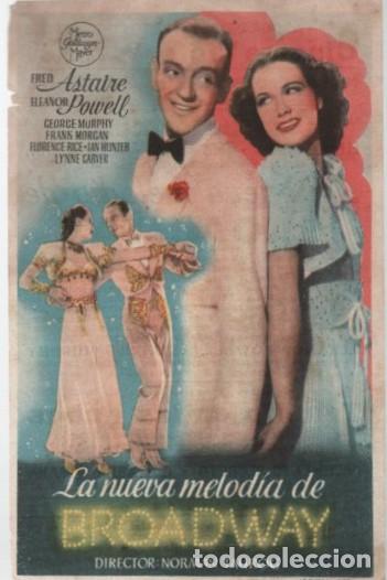 Cine: PROGRAMA DE CINE: LA NUEVA MELODIA DE BROADWAY PC-11256