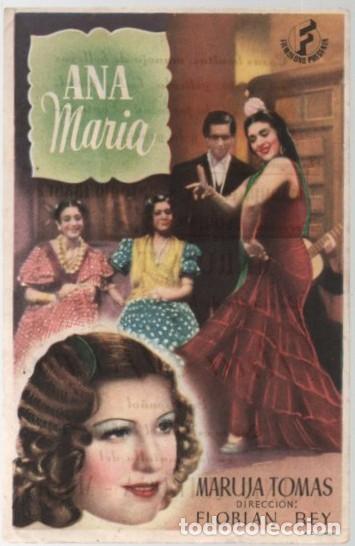 Cine: PROGRAMA DE CINE: ANA MARIA PC-11258